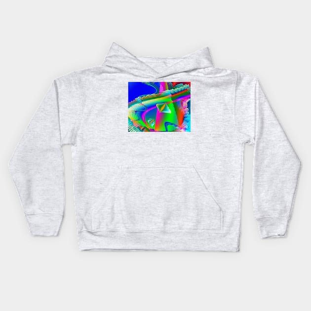 Dance of Life Extruded Kids Hoodie by DANAROPER